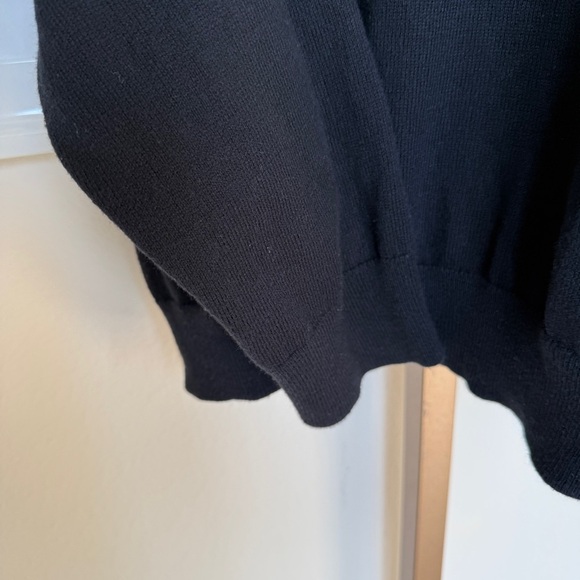 14th & Union Men’s XL Black V-Neck Pullover Sweater Long Sleeve Cashmere Blend - Picture 8 of 10